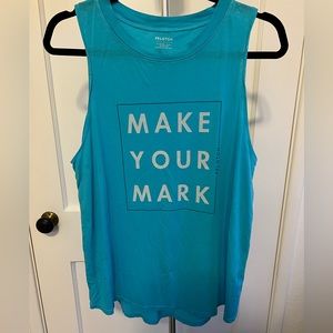 Blue Peloton Tank - Sz L